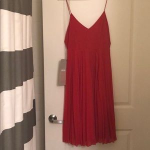 Red ASOS dress